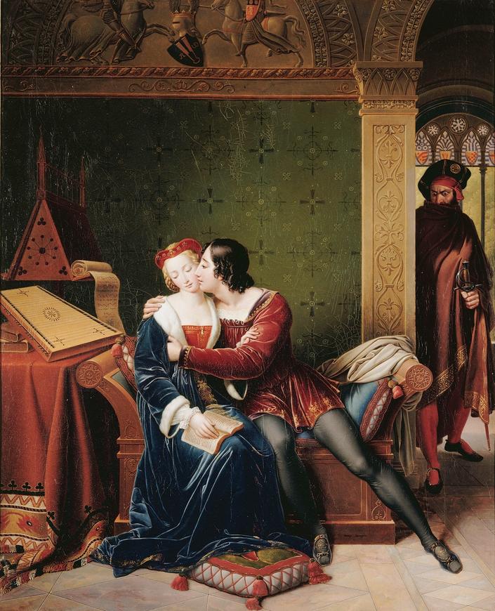 Marie-Philippe Coupin de La Couperie, Les Amours funestes de Francesca de Rimini, 1812
