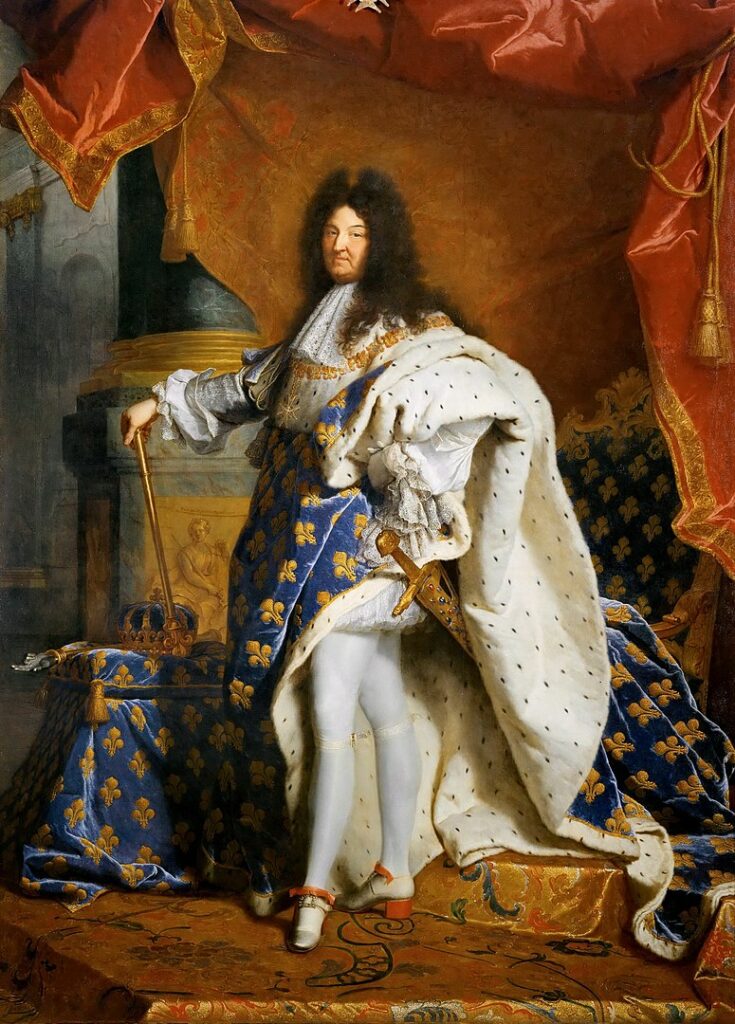 Hyacinthe Rigaud, Louis XIV en costume de sacre, 1701