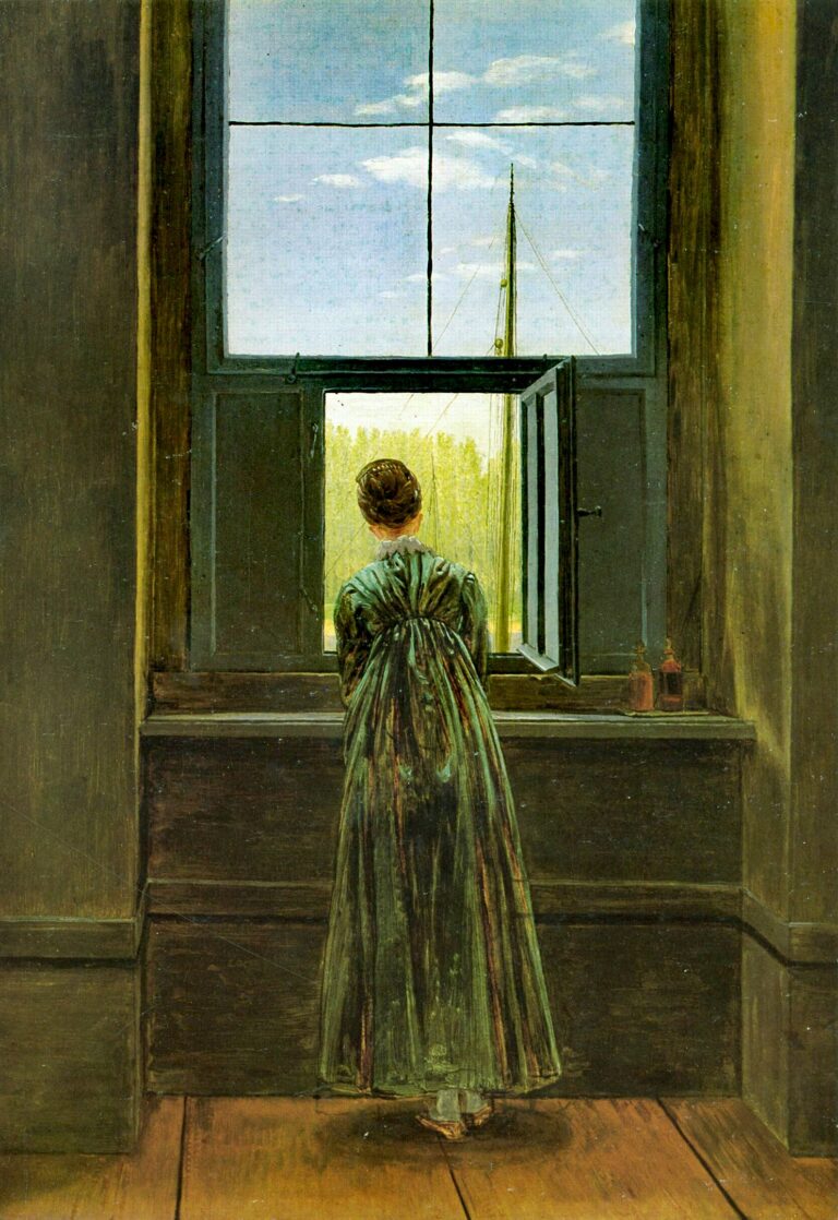 Caspar David Friedrich, Femme à la fenêtre, 1822