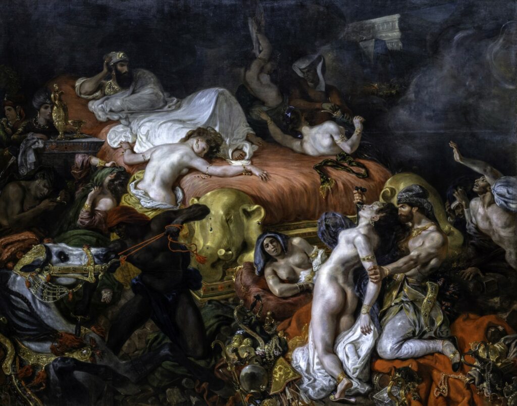 Eugène Delacroix, La Mort de Sardanapale, 1827